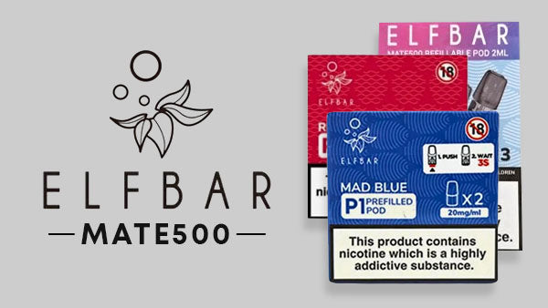 elfbar mate500 pods Elfbar Mate500 | Leerpod | Liquid Pod | 3er Pack main image 0