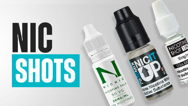 Nic Shots | 13 Flavours | Free UK Delivery | Vapekit