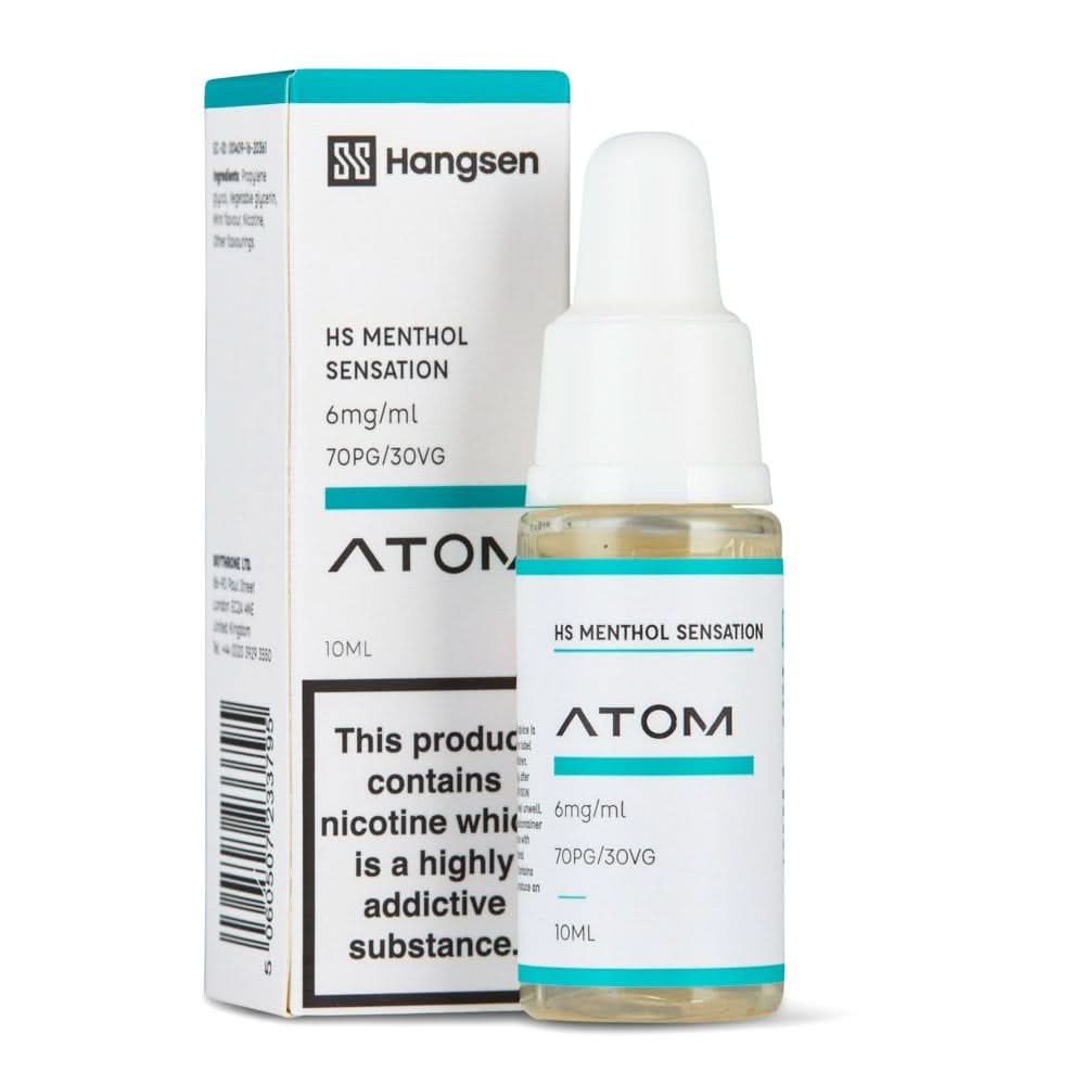 Menthol Sensation E Liquid - Atom Series (10ml) | 18mg