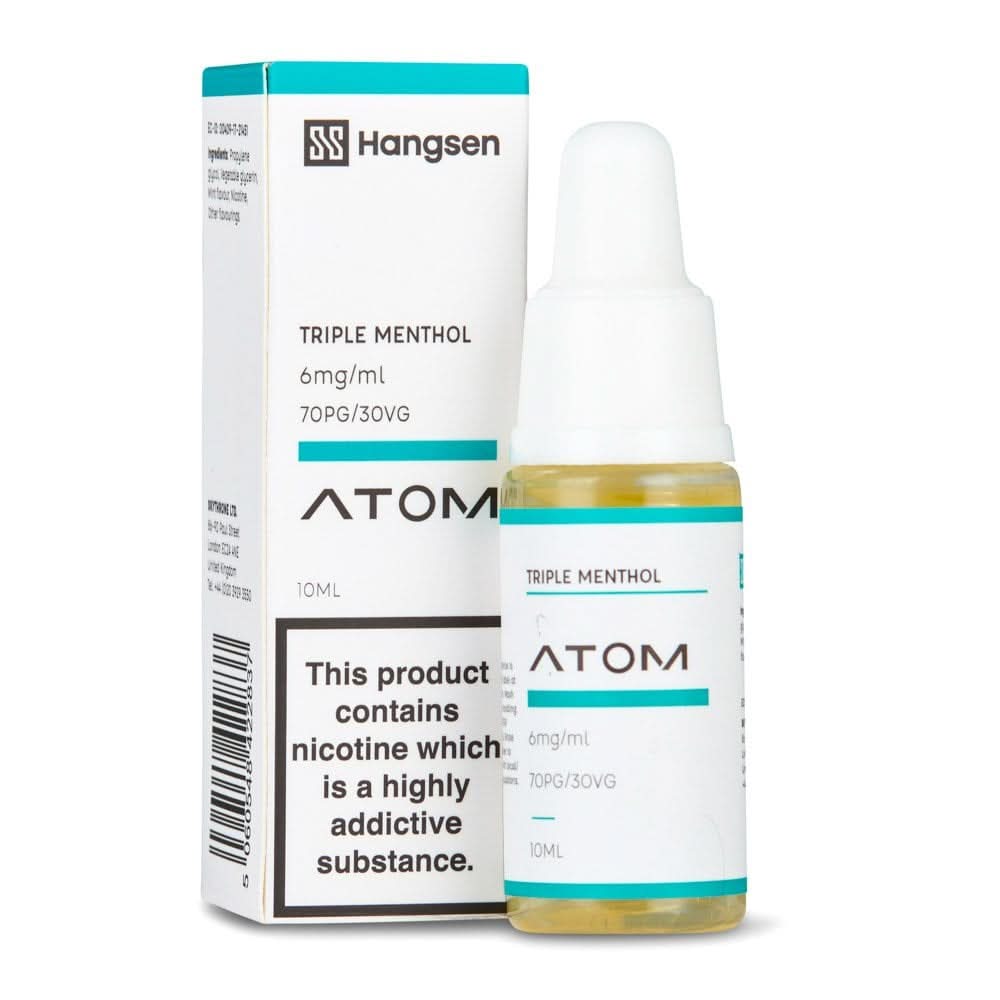 Triple Menthol E Liquid - Atom Series (10ml) | 18mg