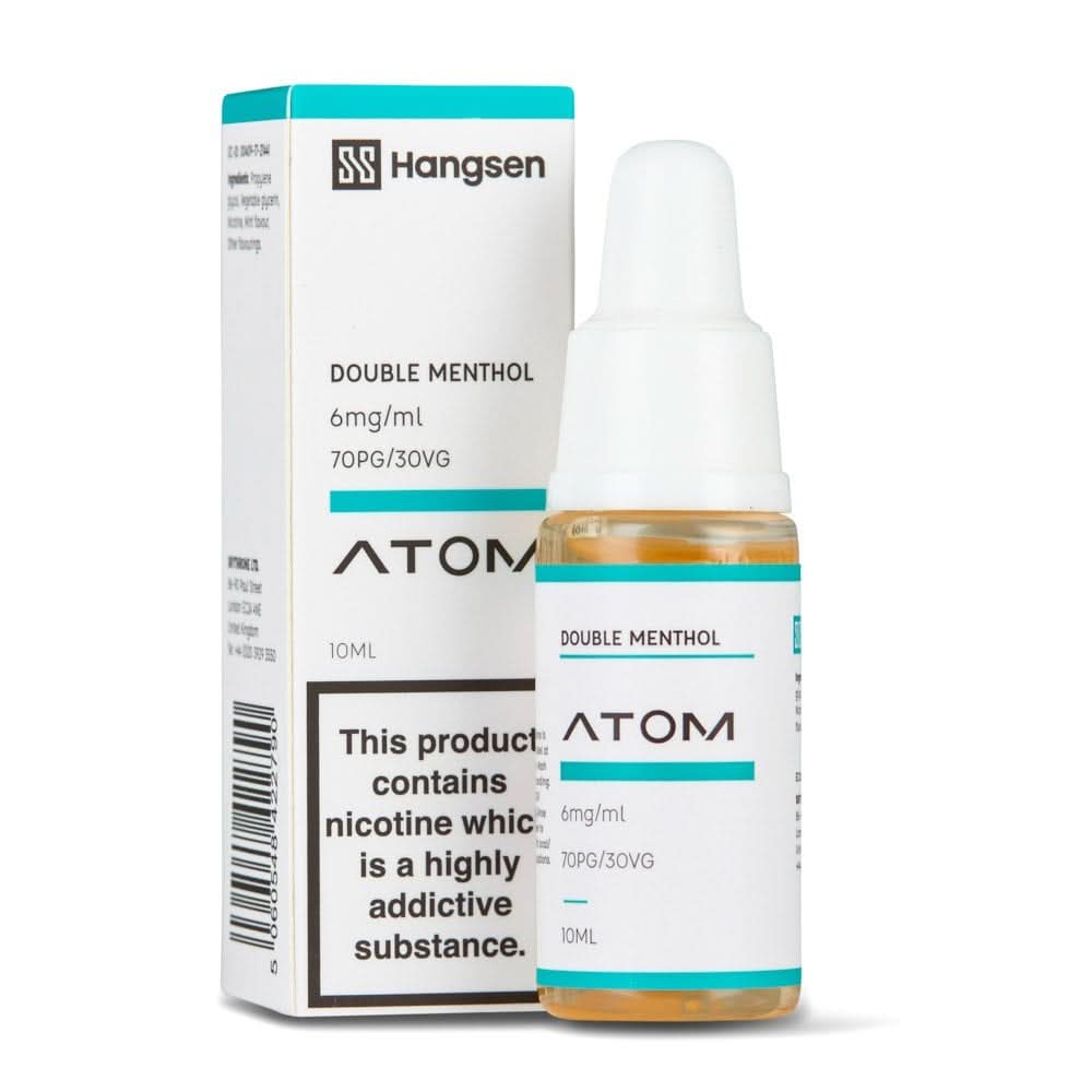 Double Menthol E Liquid - Atom Series (10ml) | 18mg