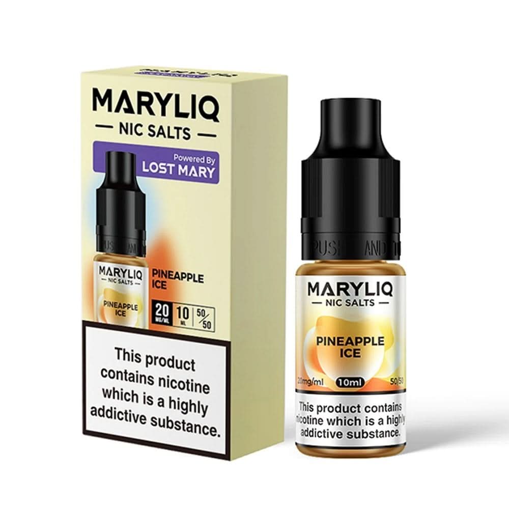 Pineapple Ice E Liquid - Lost Mary Maryliq Series (10ml) | 20mg