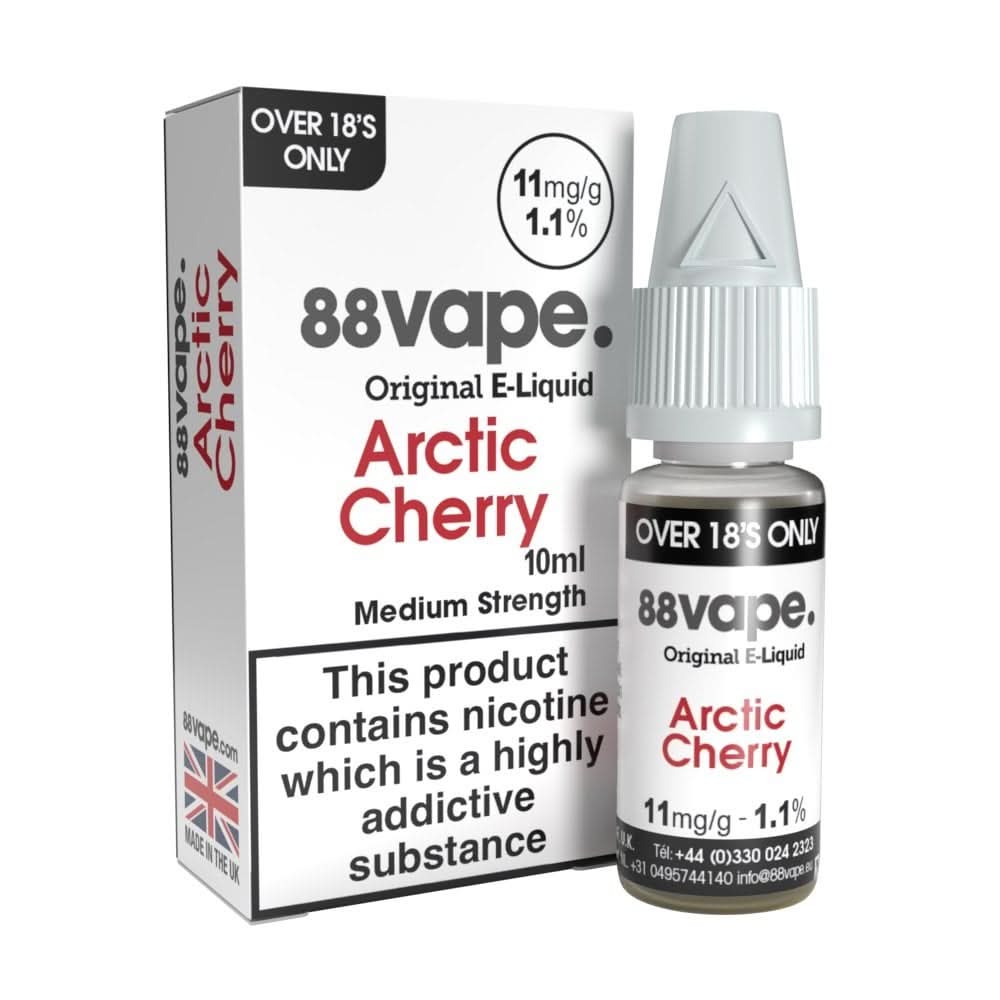 arctic cherry vape juice 88Vape Arctic Cherry E Liquid (10ml) only £0.95p