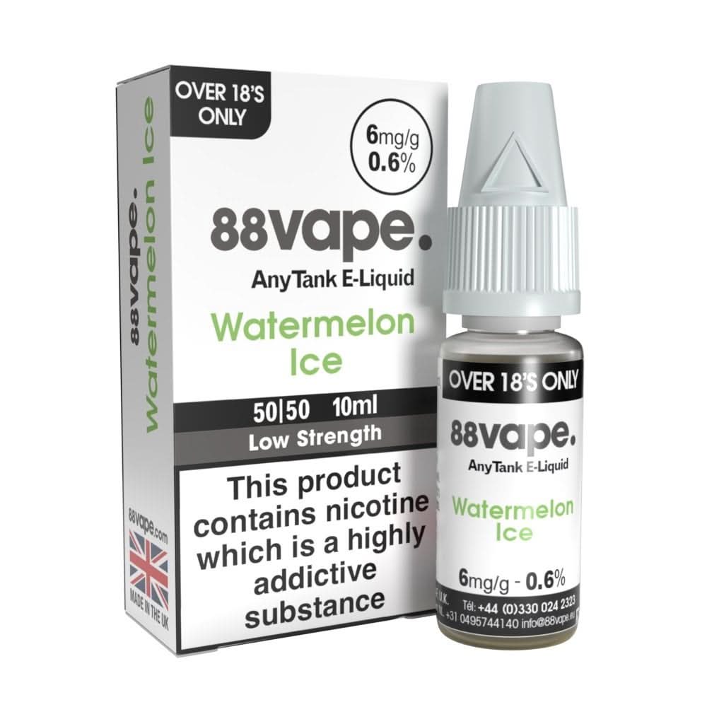 88Vape Watermelon Ice E-Liquid - AnyTank Series 10ml | Vapekit 88Vape Watermelon Ice E-Liquid - AnyTank Series 10ml | Vapekit