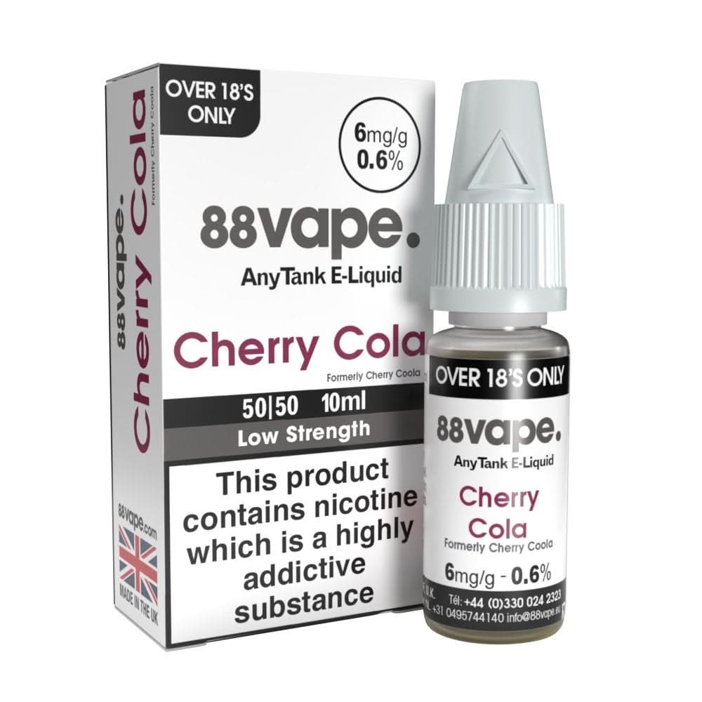 Cherry Cola (Cherry Coola) E Liquid - Anytank Series (10ml) | 11mg