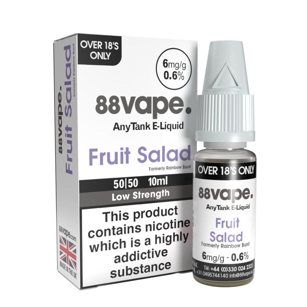 88Vape Rainbow Burst E Liquid UK Anytank (10ml) | Vapekit