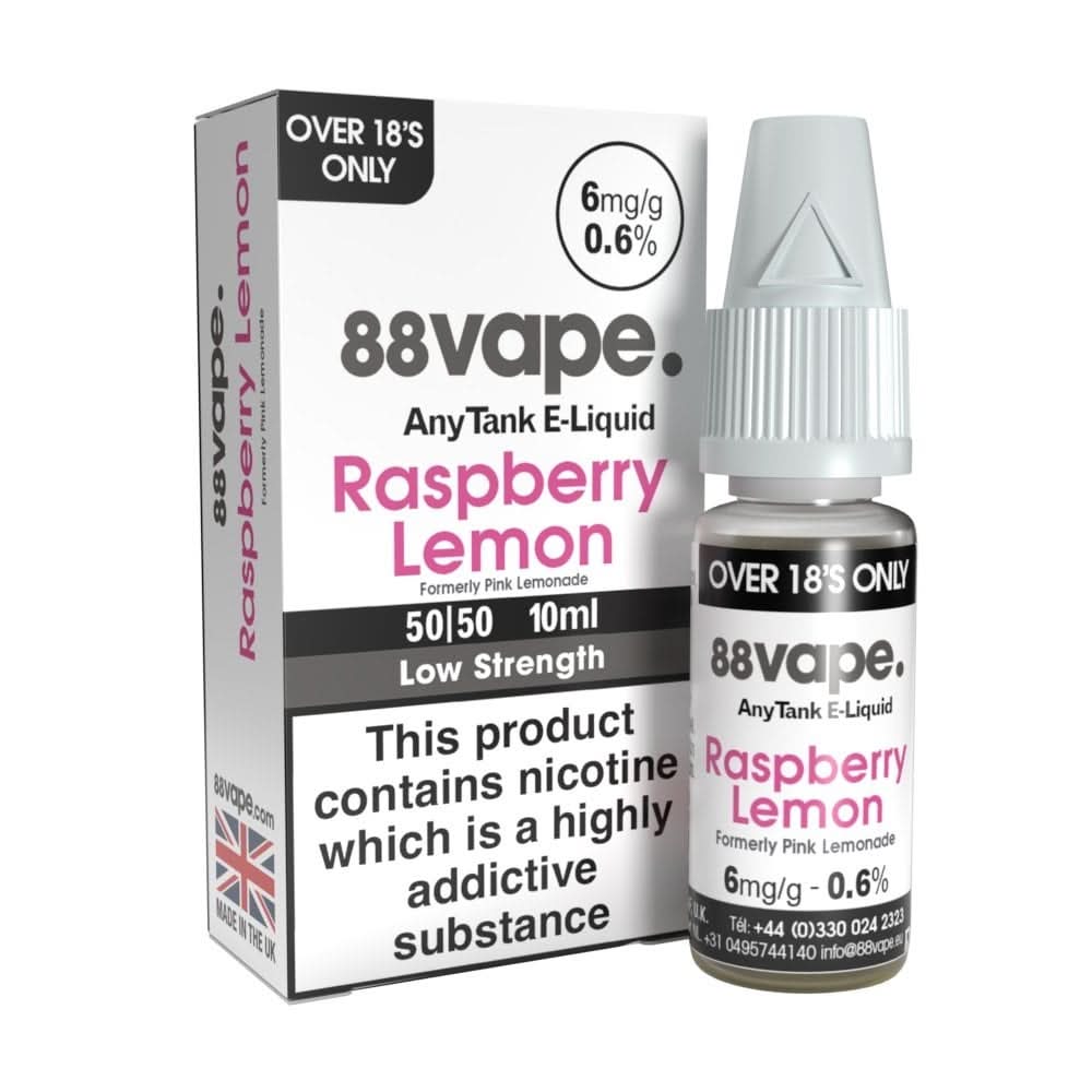 Raspberry Lemon (Pink Lemonade) E Liquid - AnyTank Series (10ml) | 6mg