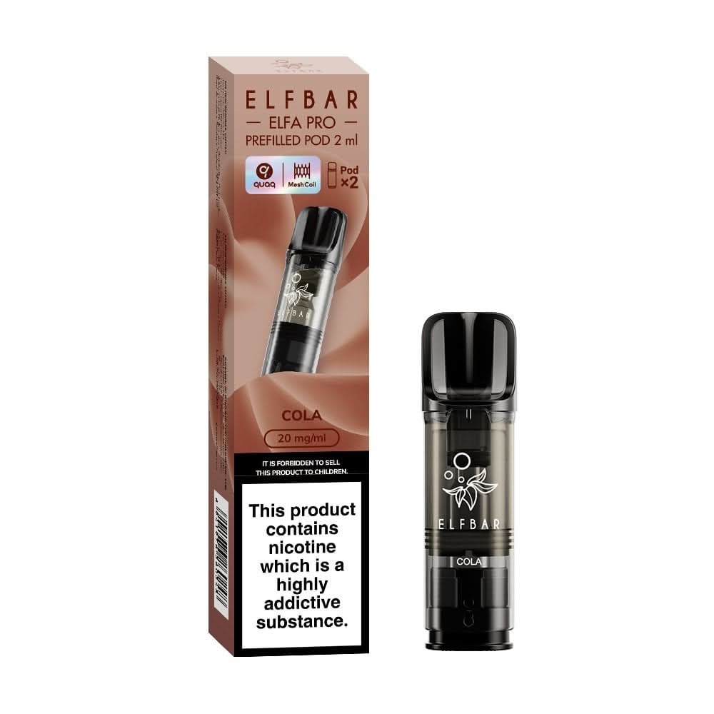 Cola Nic Salt E Liquid Pods - Elfa PRO Series (2 x 2ml) | 20mg