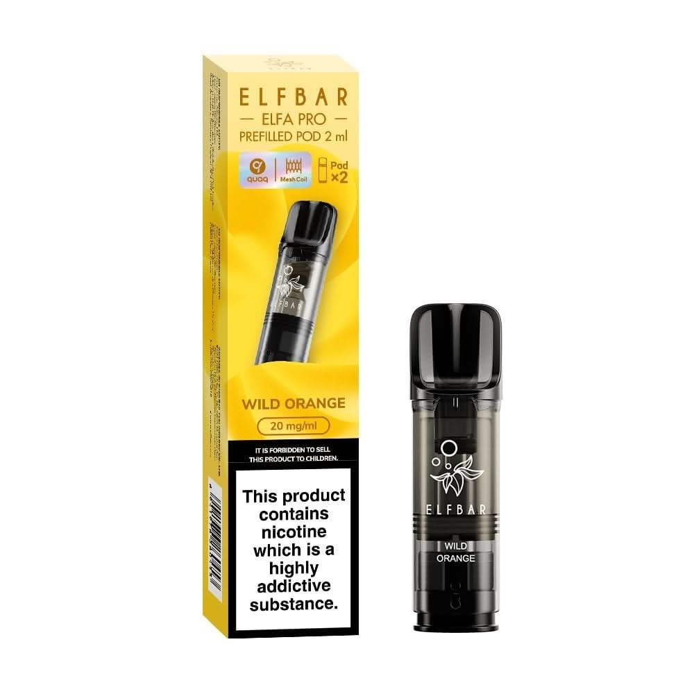 Wild Orange Nic Salt E Liquid Pods - Elfa PRO Series (2 x 2ml) | 20mg