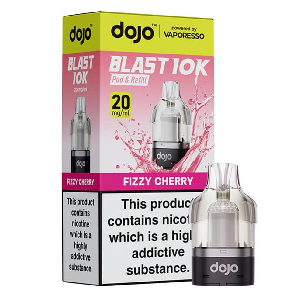 Dojo Blast 10K Fizzy Cherry Prefilled Pods