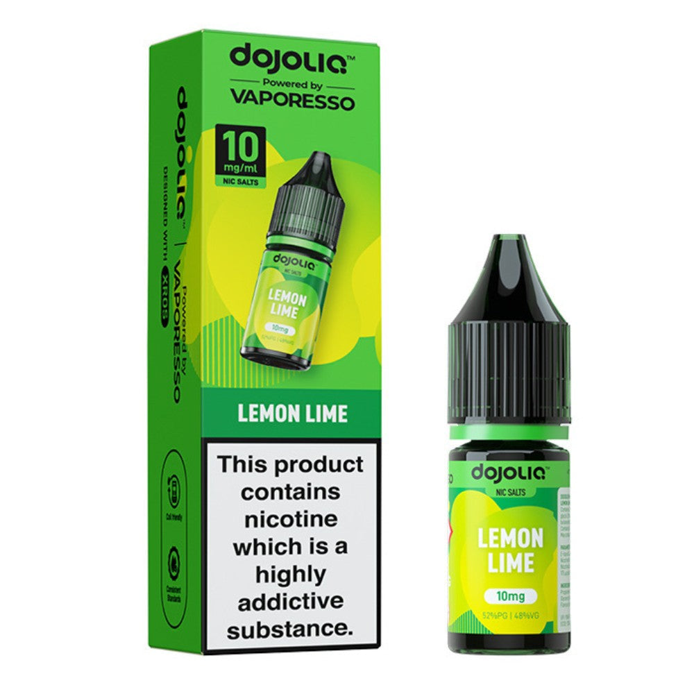 Lemon Lime Nic Salt E-Liquid 10ml by Dojoliq
