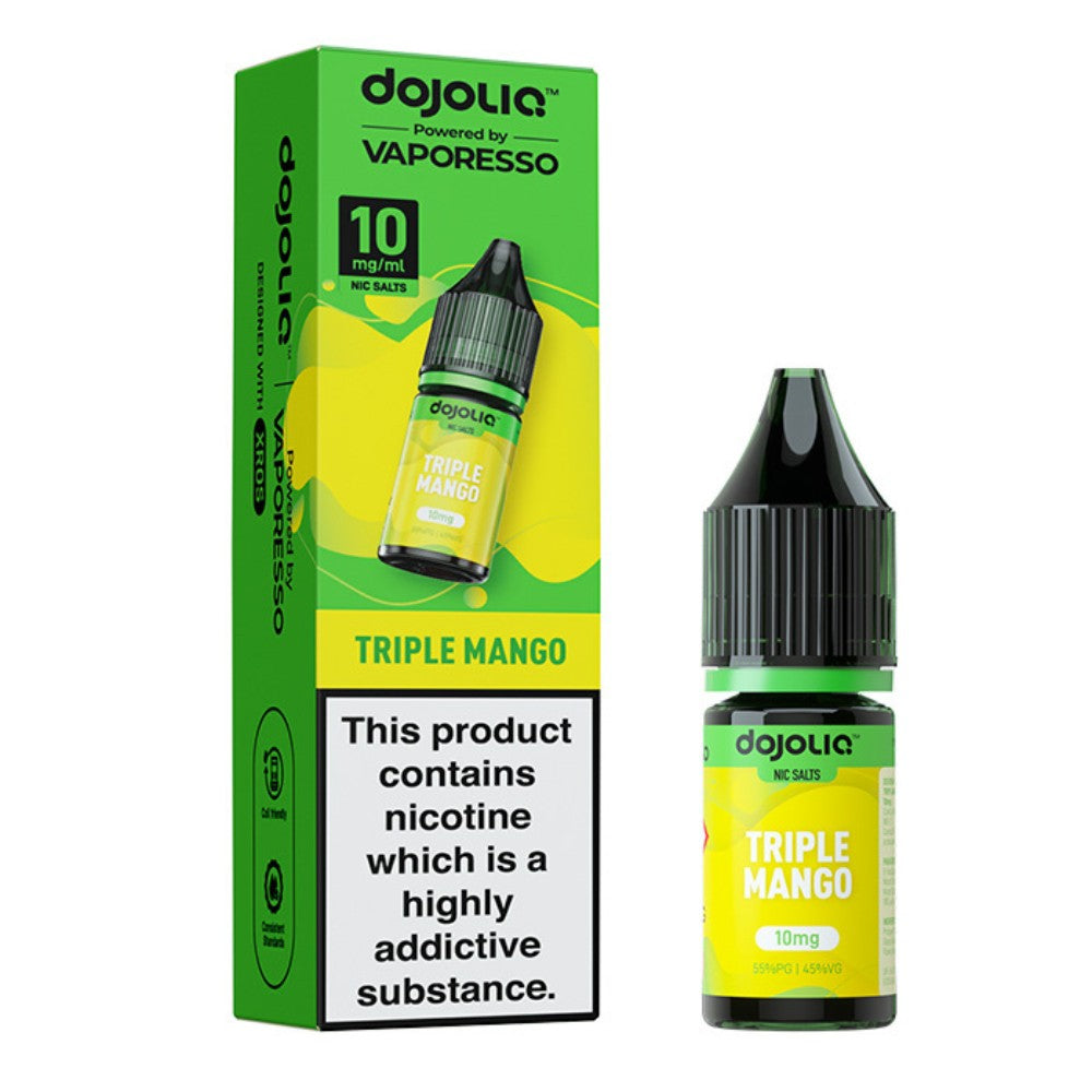 Triple Mango Nic Salt E-Liquid 10ml by Dojoliq