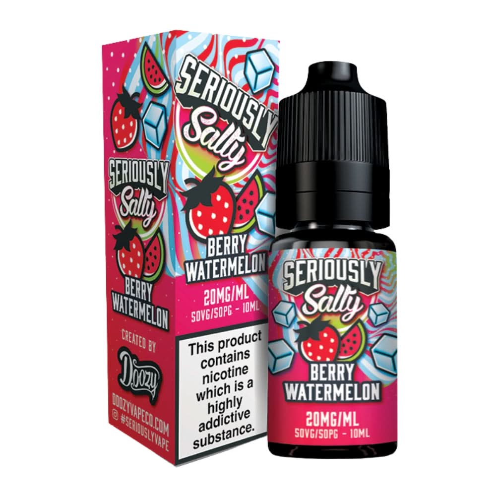 Berry Watermelon Nic Salt E-Liquid Seriously Salty Series by Doozy Vape Co (10ml)