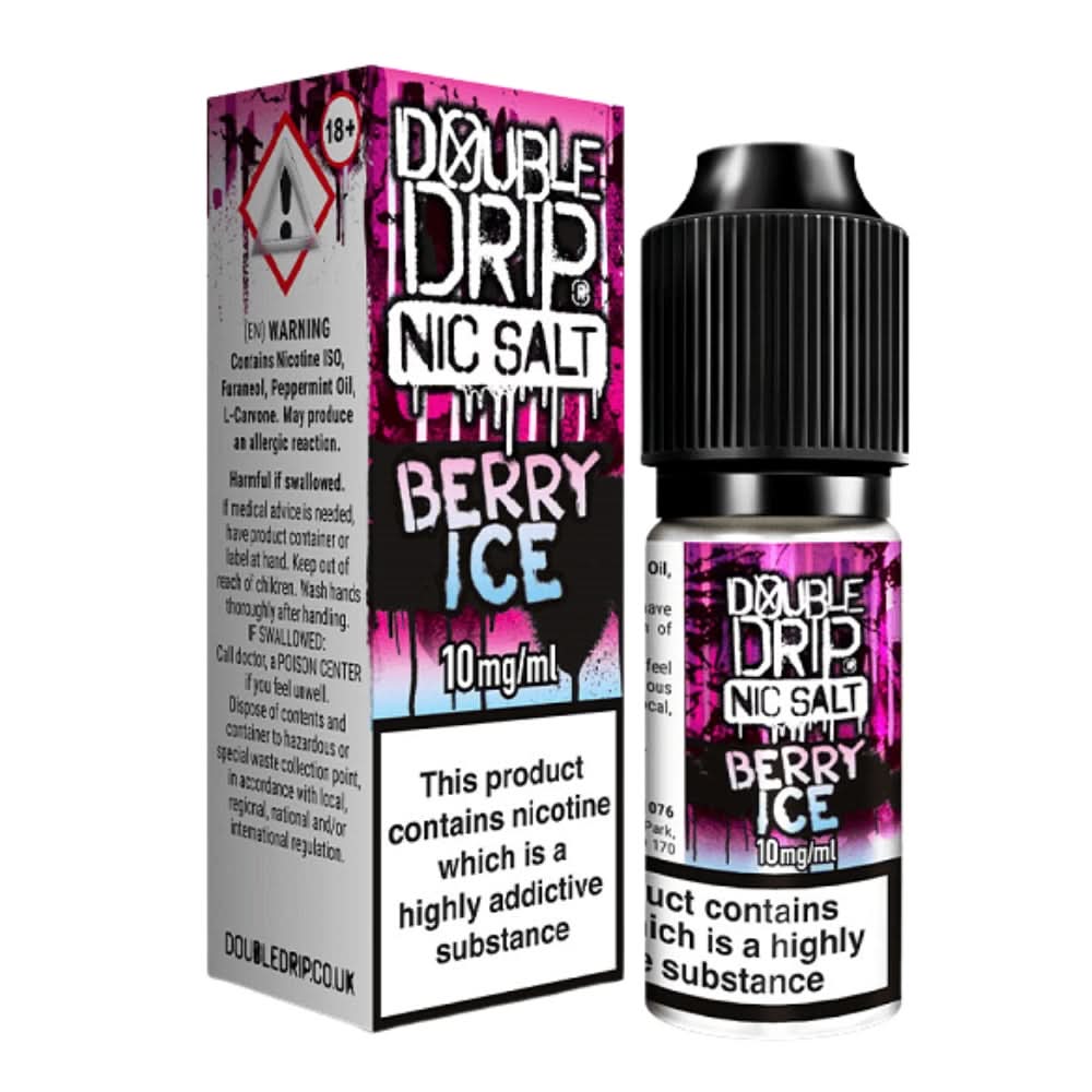 Berry Ice Nic Salt E-Liquid by Double Drip (10ml)