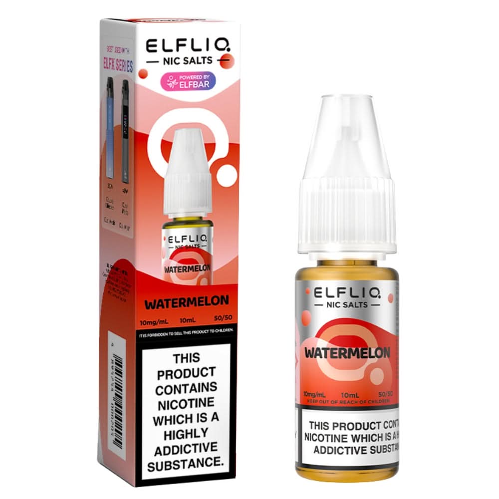 Watermelon Nic Salt E-Liquid by Elf Bar Elfliq (10ml)