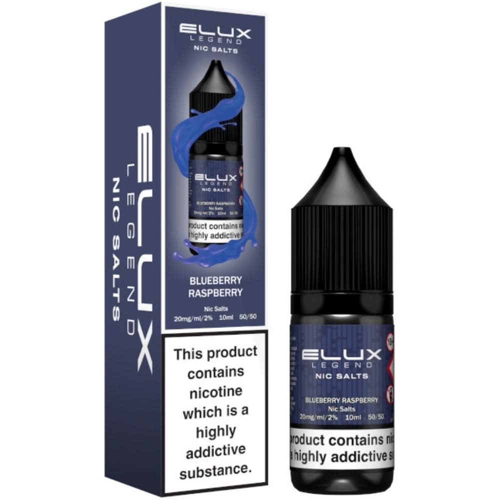 Blueberry Raspberry Nic Salt E-Liquid Legend Series by ELUX (10ml)