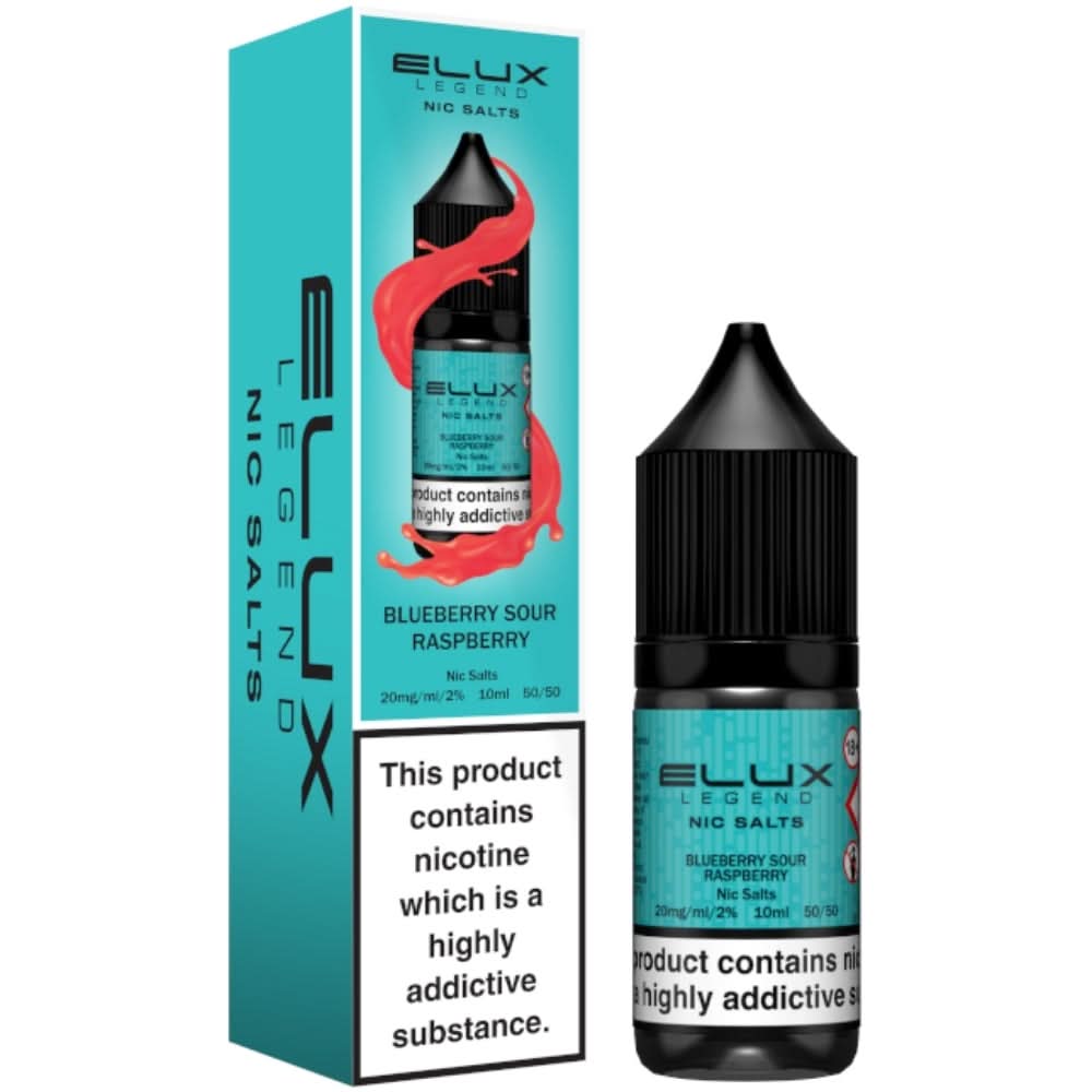 Blueberry Sour Raspberry Nic Salt E-Liquid Legend Series by ELUX (10ml)