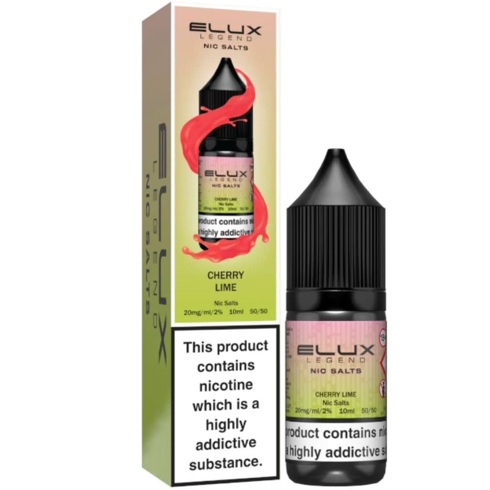 Cherry Lime Nic Salt E-Liquid Legend Series by ELUX (10ml)