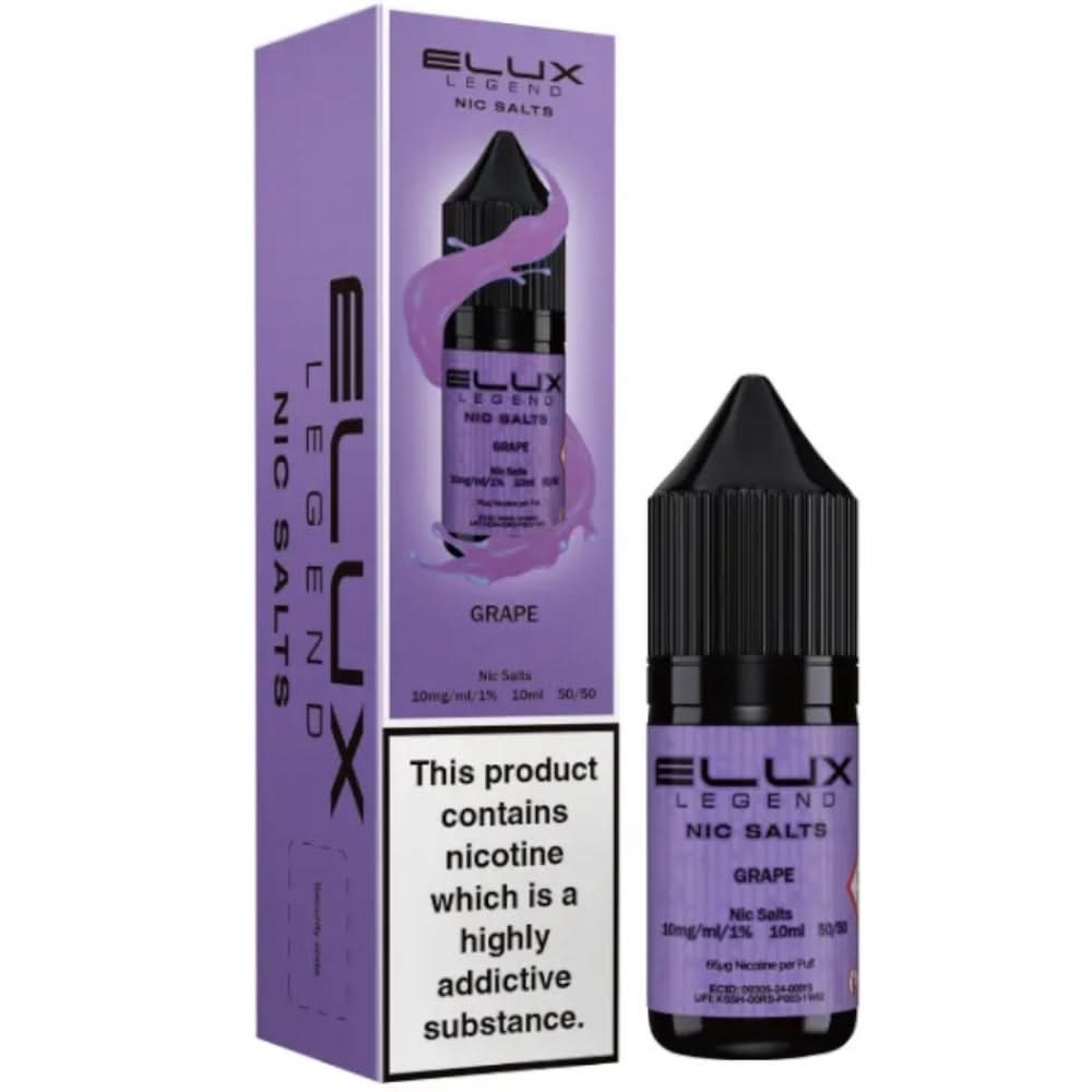 Grape Nic Salt E-Liquid Legend Series by ELUX (10ml)