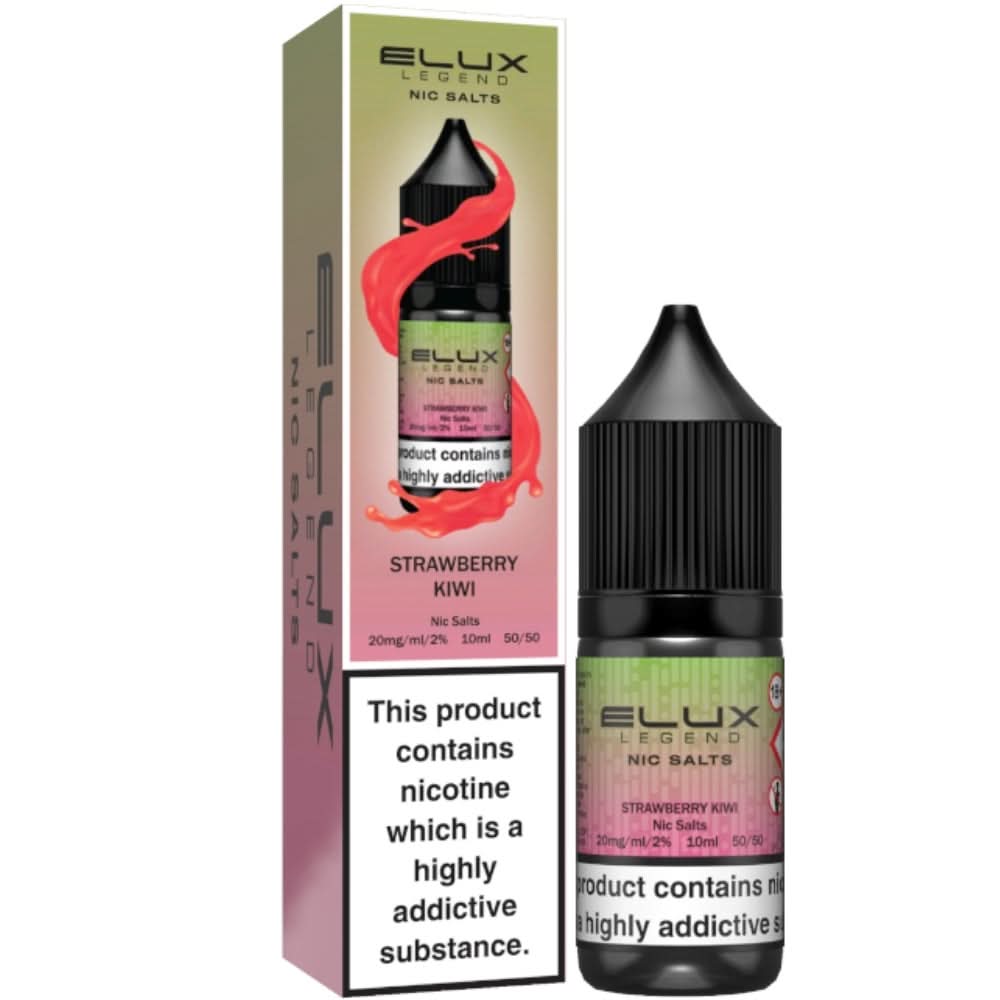 Strawberry Kiwi Nic Salt E-Liquid Legend Series by ELUX (10ml)