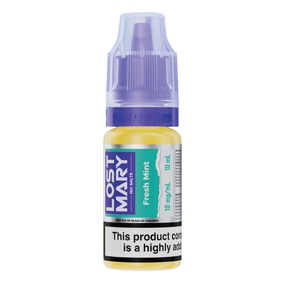 Fresh Mint Nic Salt E-Liquid 10ml by Lost Mary
