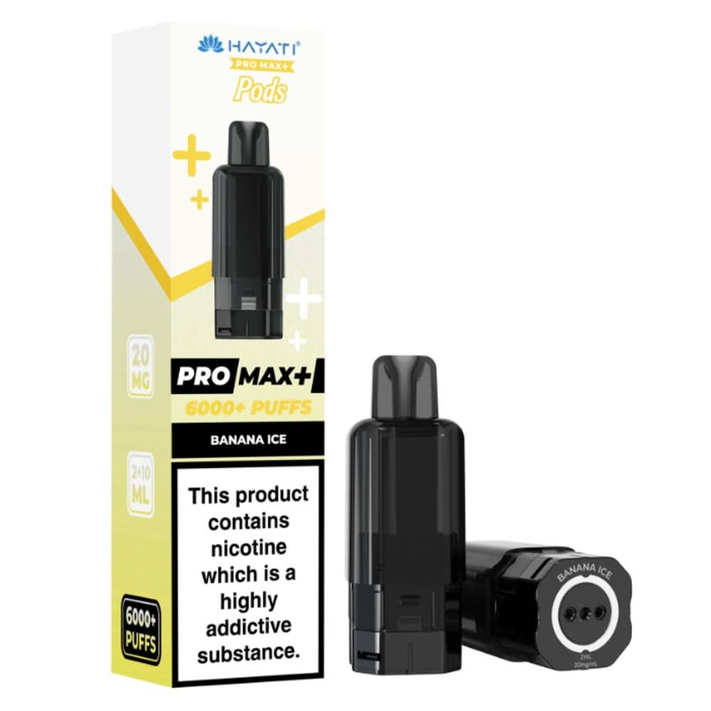 Hayati Pro Max Plus 6000 Banana Ice Prefilled Pods
