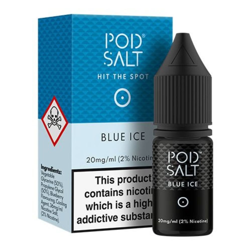 Blue Ice Nic Salt E-Liquid by Pod Salt (10 ml)