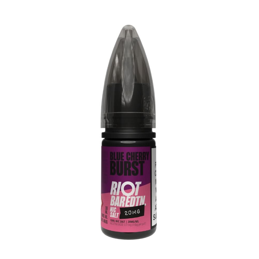 Blue Cherry Burst Nic Salt E-Liquid Bar Edition by Riot Squad (10ml)