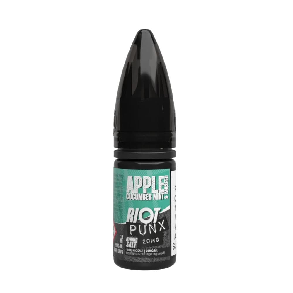 Apple, Cucumber, Mint & Aniseed Hybrid Salt Punx Series by Riot Squad (10ml)