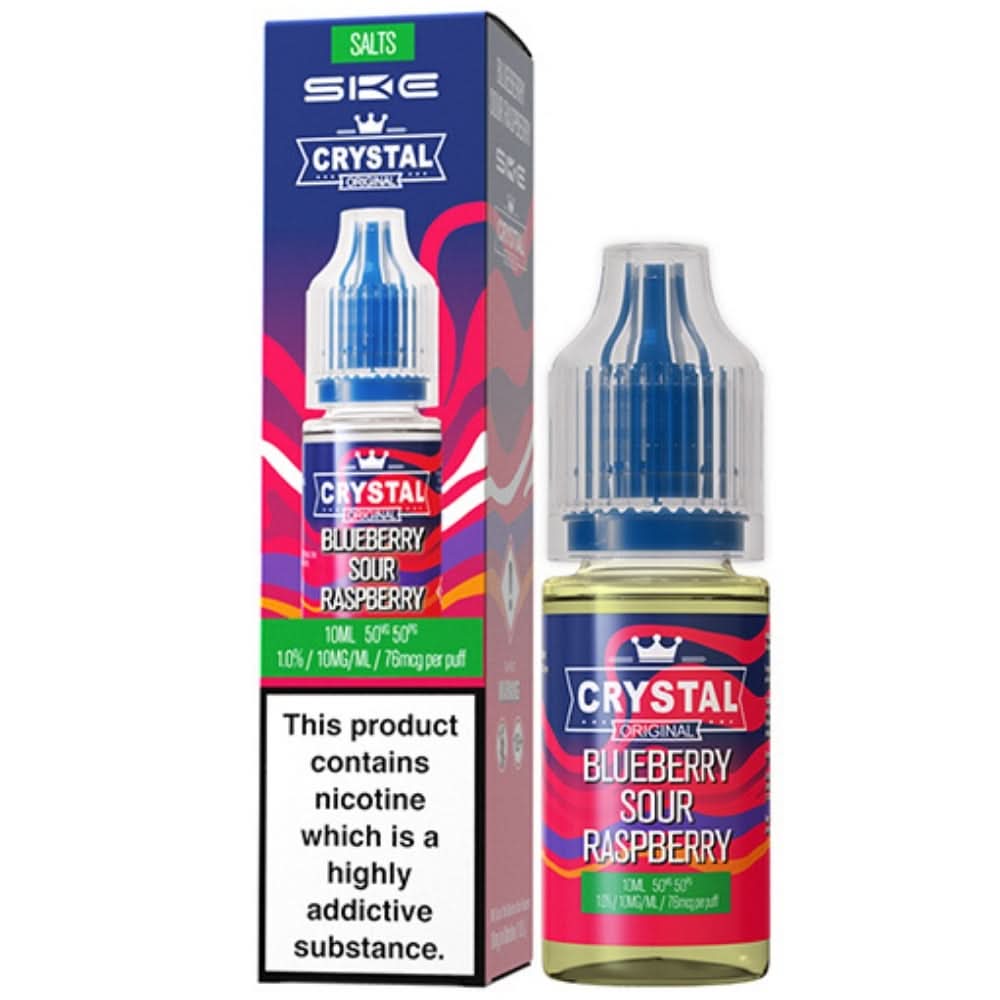 Blueberry Sour Raspberry Nic Salt E-Liquid Original Series by SKE Crystal (10ml)