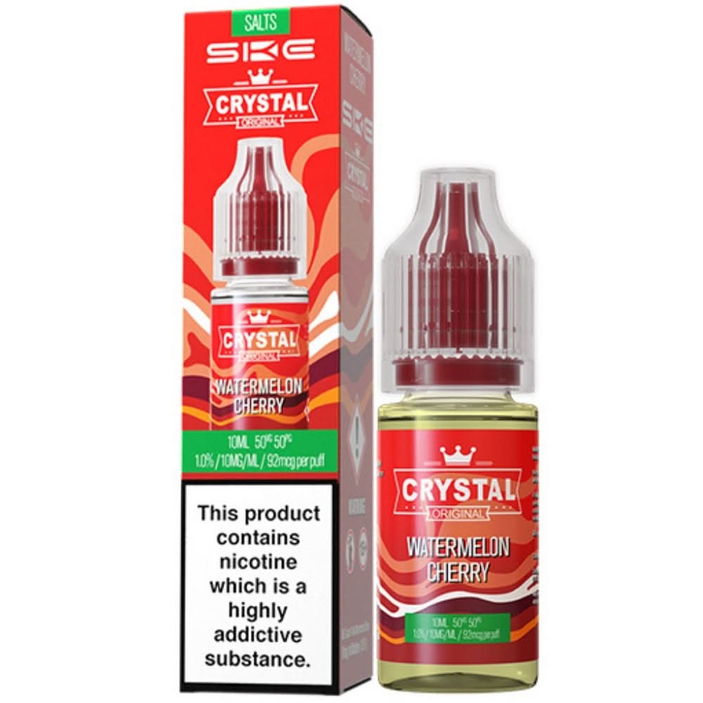 Watermelon Cherry Nic Salt E-Liquid Original Series by SKE Crystal (10ml)