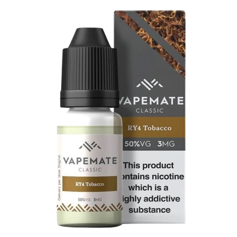 RY4 Tobacco E-Liquid by Vapemate (10ml)