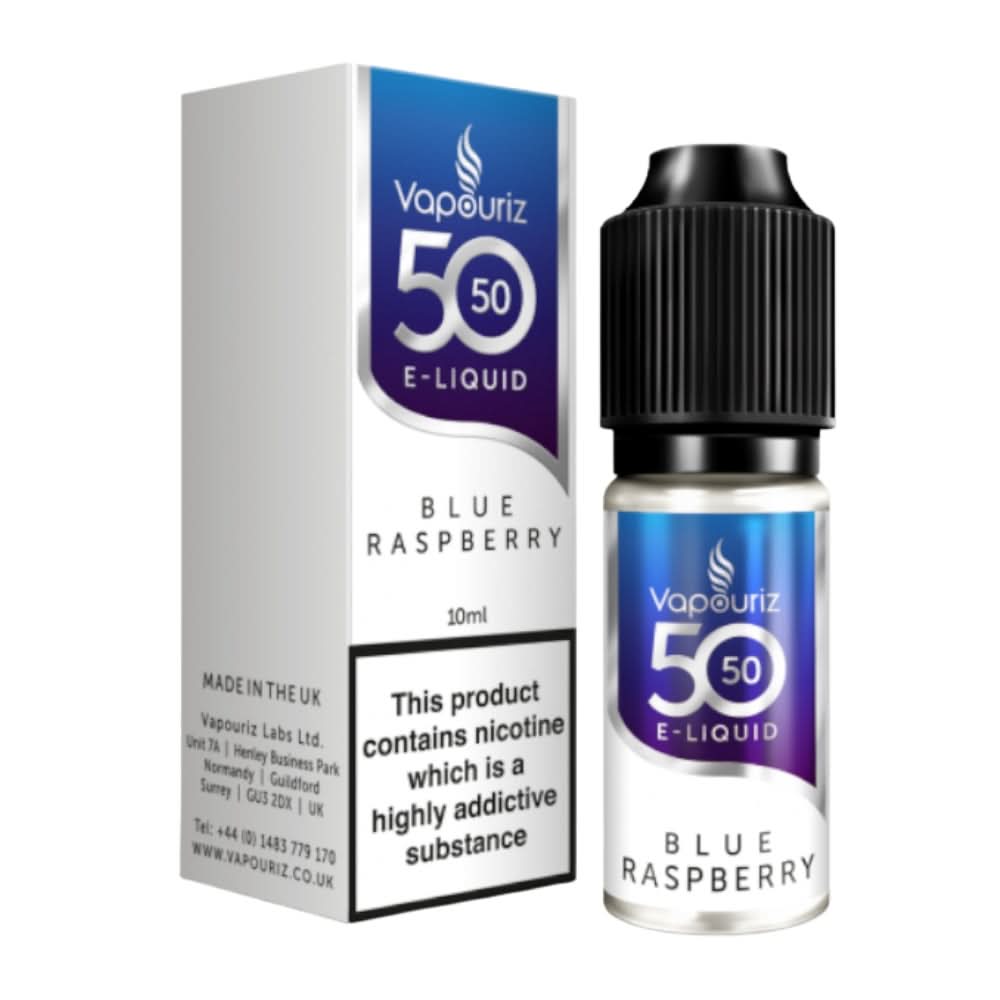 Blue Raspberry E-Liquid 50/50 Series by Vapouriz (10ml)