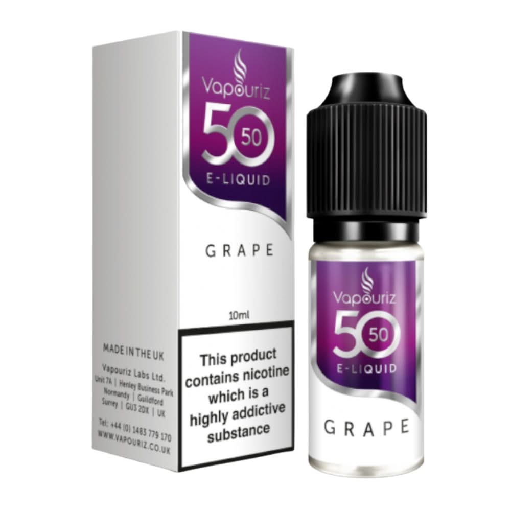 Grape E-Liquid 50/50 Series by Vapouriz (10ml)