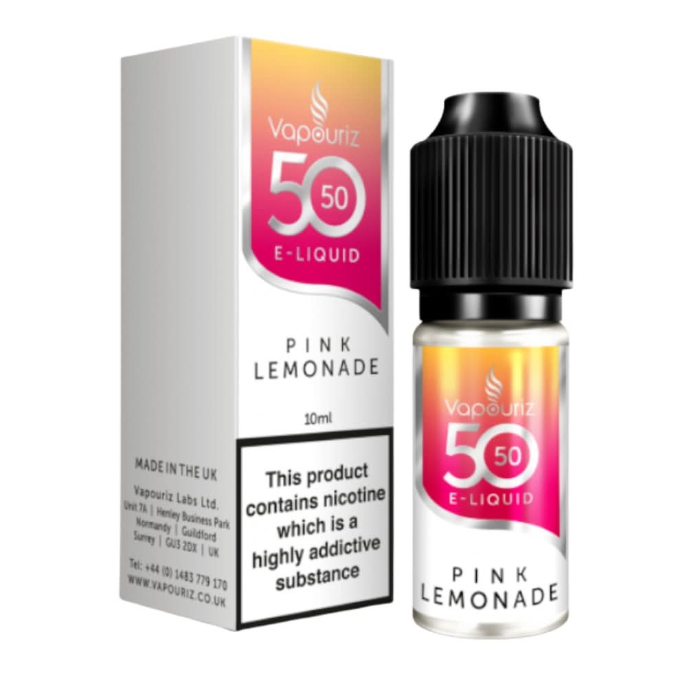 Pink Lemonade E-Liquid 50/50 Series by Vapouriz (10ml)