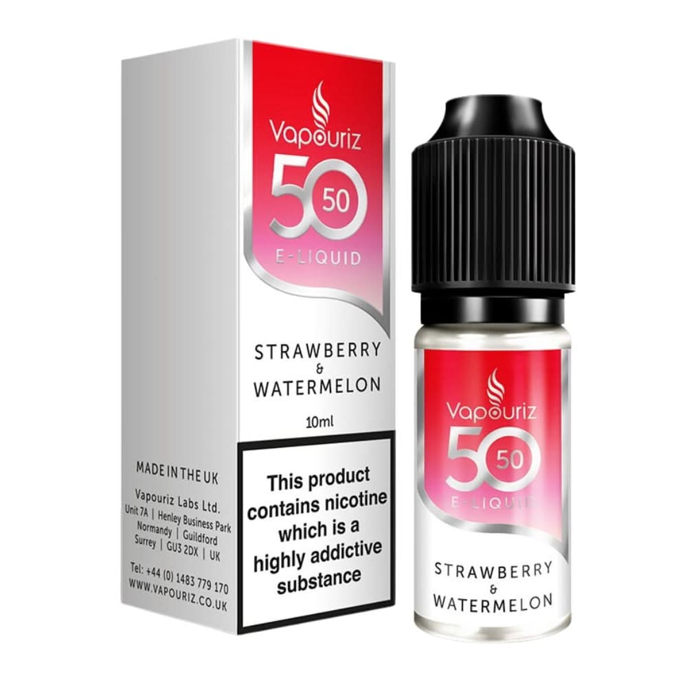 Strawberry & Watermelon E-Liquid 50/50 Series by Vapouriz (10ml)