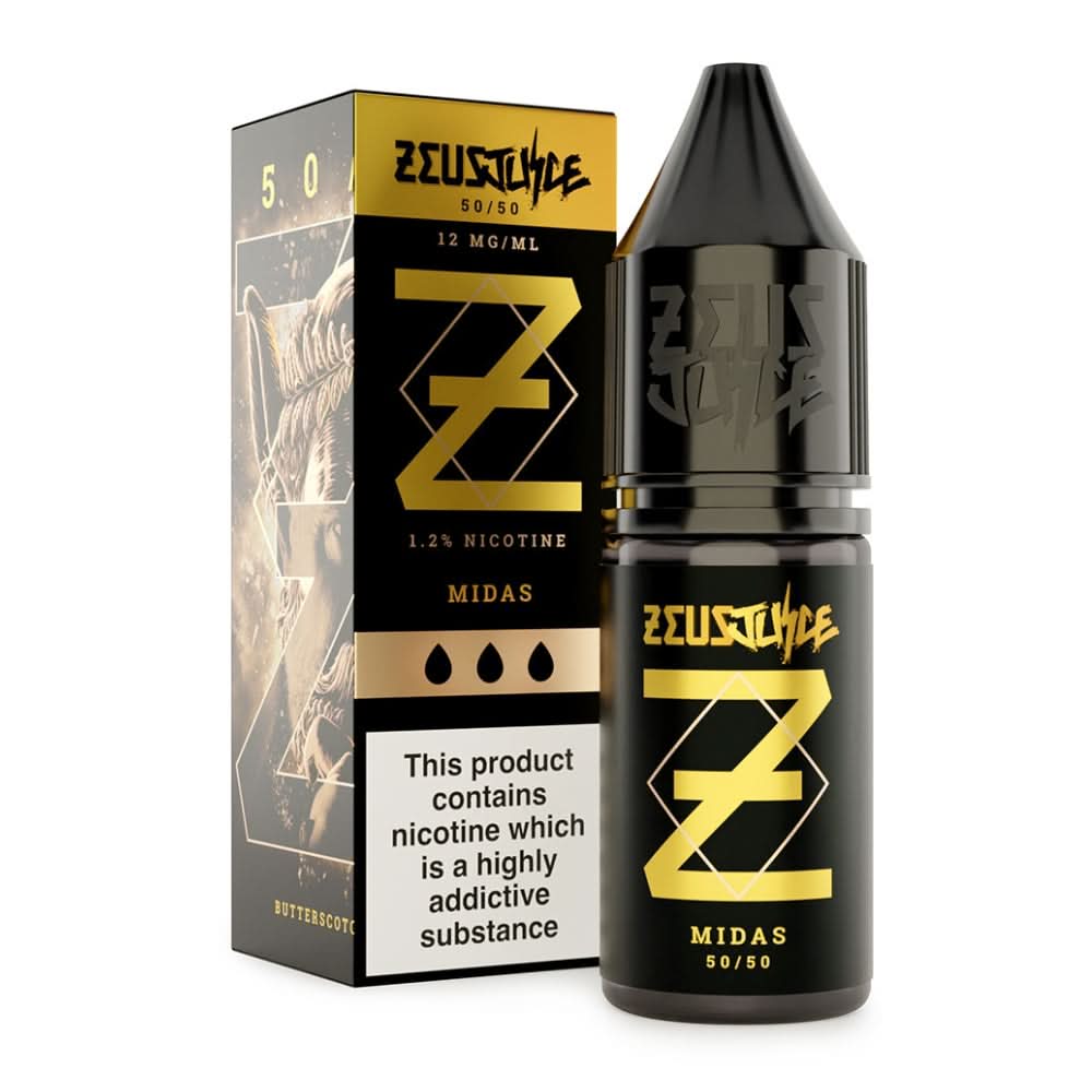 Midas E-Liquid 50/50 Series by Zeus Juice (10ml)