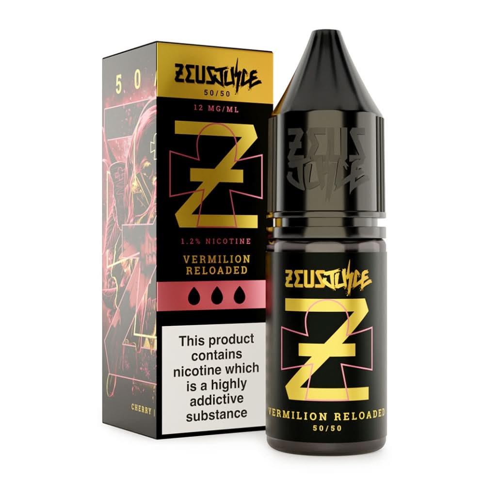 Vermilion Reloaded E-Liquid 50/50 Series by Zeus Juice (10ml)