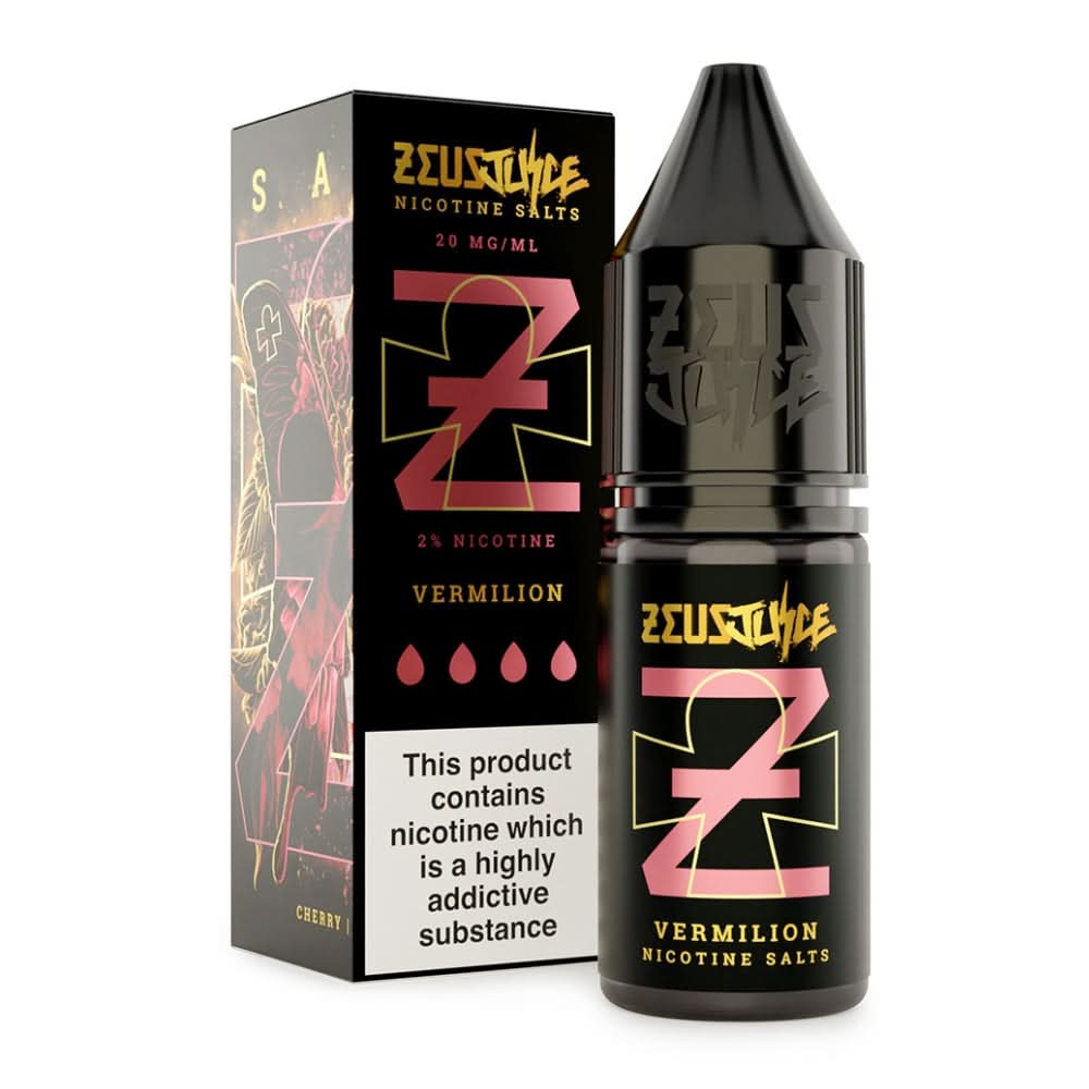 Vermilion Nic Salt E-Liquid by Zeus Juice (10ml)