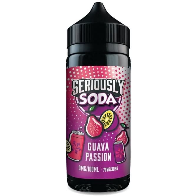 Guava Passion Shortfill E-Liquid Seriously Soda Series by Doozy Vape Co (100ml)