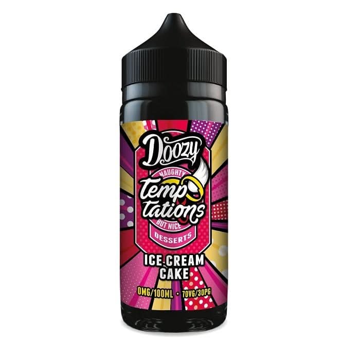 Ice Cream Cake Shortfill E-Liquid Temptations Series by Doozy Vape Co (50ml)