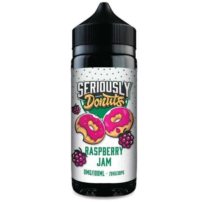 Raspberry Jam Shortfill E-Liquid Seriously Donuts Series by Doozy Vape Co (100ml)