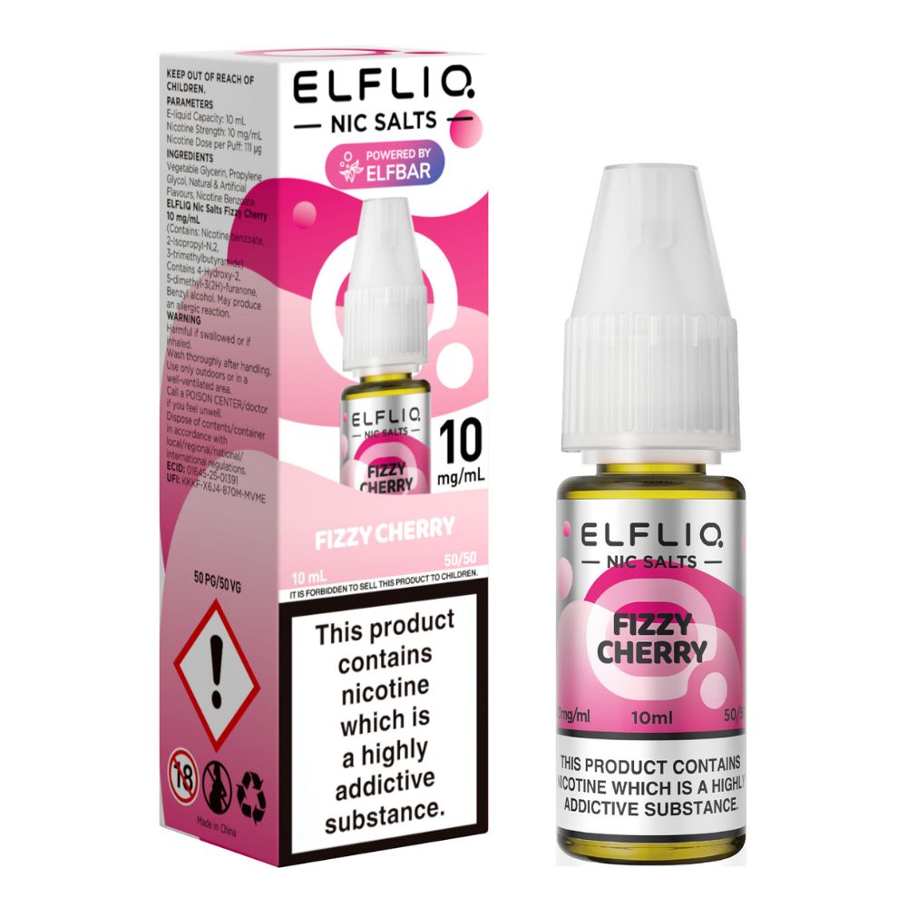 Fizzy Cherry Nic Salt E-Liquid 10ml by Elf Bar Elfliq