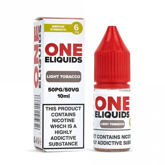 Light Tobacco E-Liquid 50/50 Series by ONE E-Liquids (10ml)
