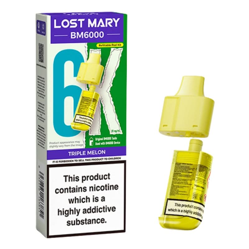 Lost Mary BM6000 Triple Melon Prefilled Vape Pods