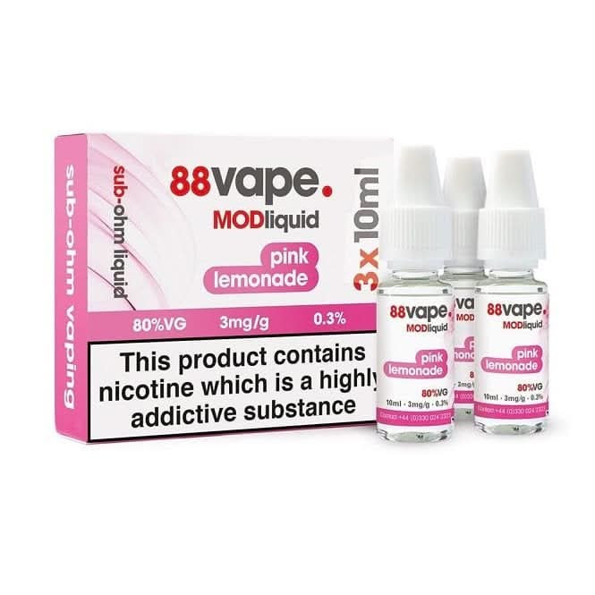 88Vape Pink Lemonade MOD E Liquid Multipack | Vapekit