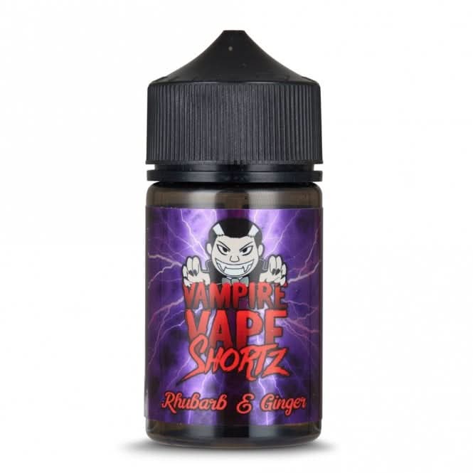 Rhubarb And Ginger Shortfill E-Liquid Shortz Series by Vampire Vape (50ml)