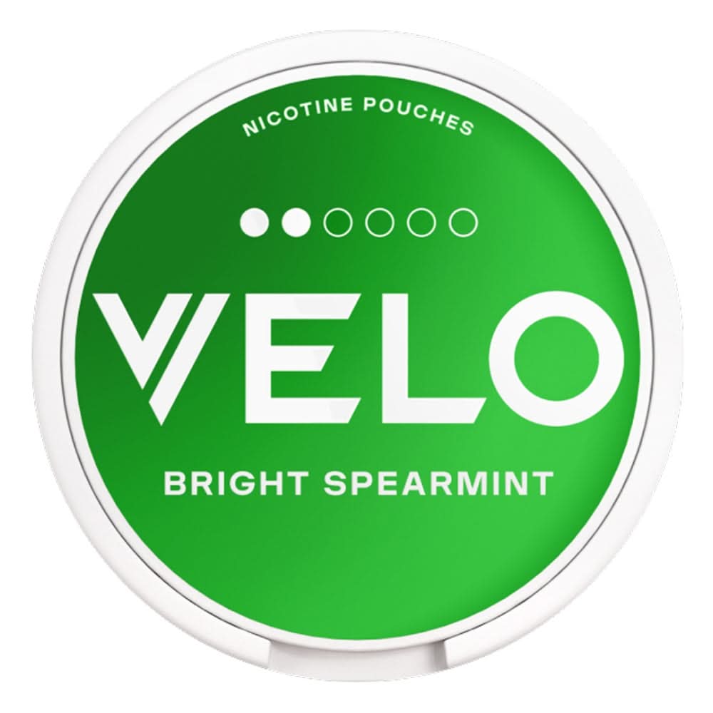 Bright Spearmint Nicotine Pouches by Velo 6mg 20pk