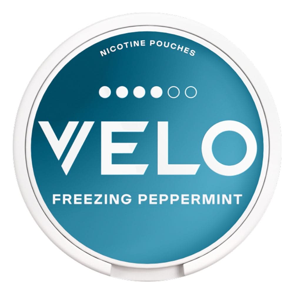 Freezing Peppermint Nicotine Pouches by Velo 11mg 20pk