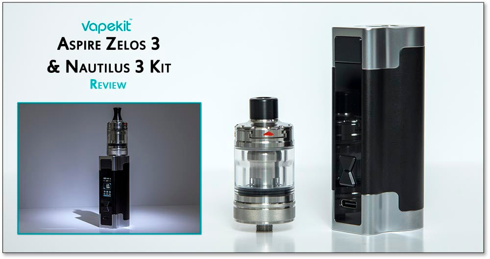 Aspire Zelos 3 Kit & Nautilus 3 Tank Review